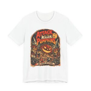 Attack of the Killer Pumpkins retro horror Halloween shirt