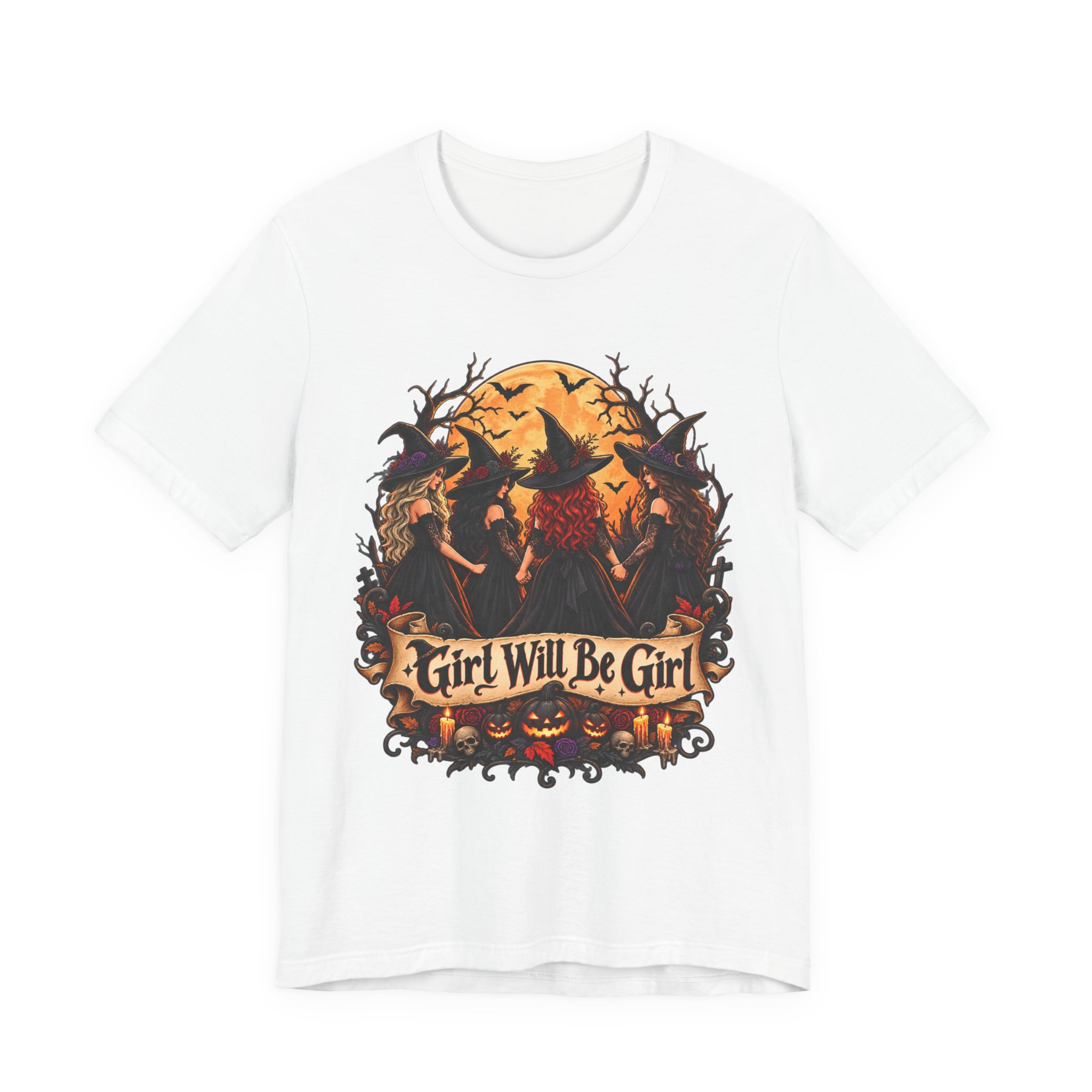Girl Will Be Girl witchy Halloween shirt