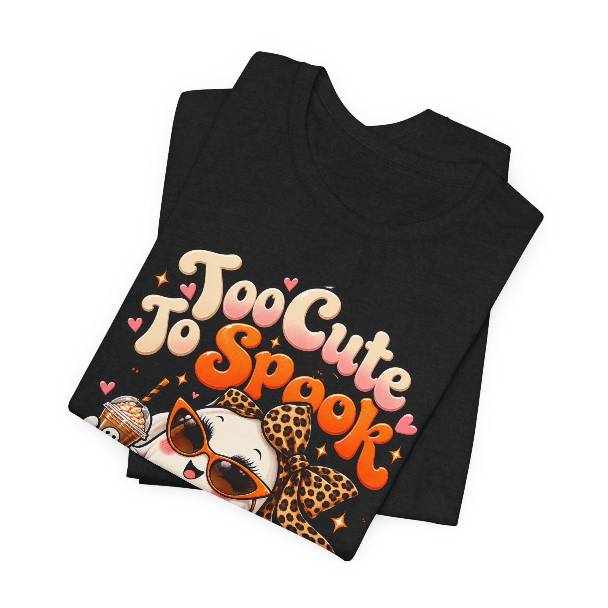 Too Cute to Spook cute Halloween ghost shirt – view 11