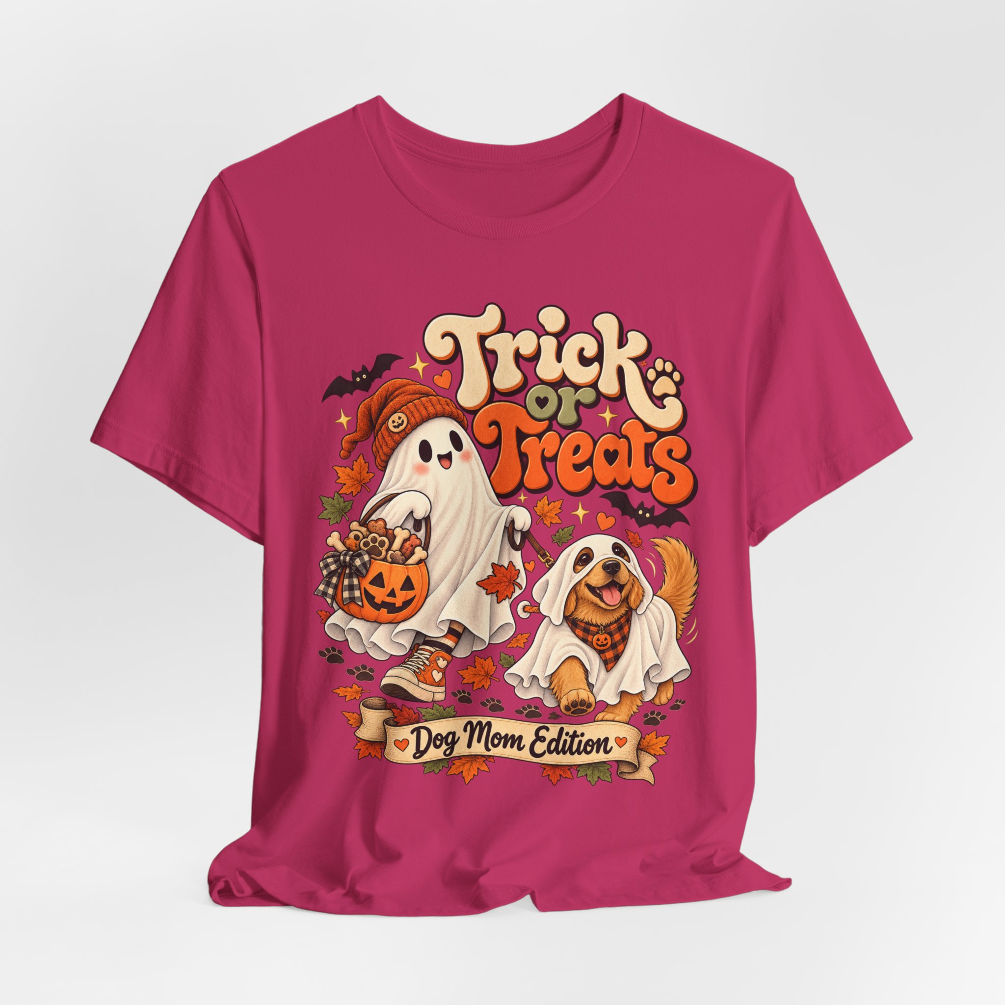 Trick or Treats Halloween dog mom shirt – view 20