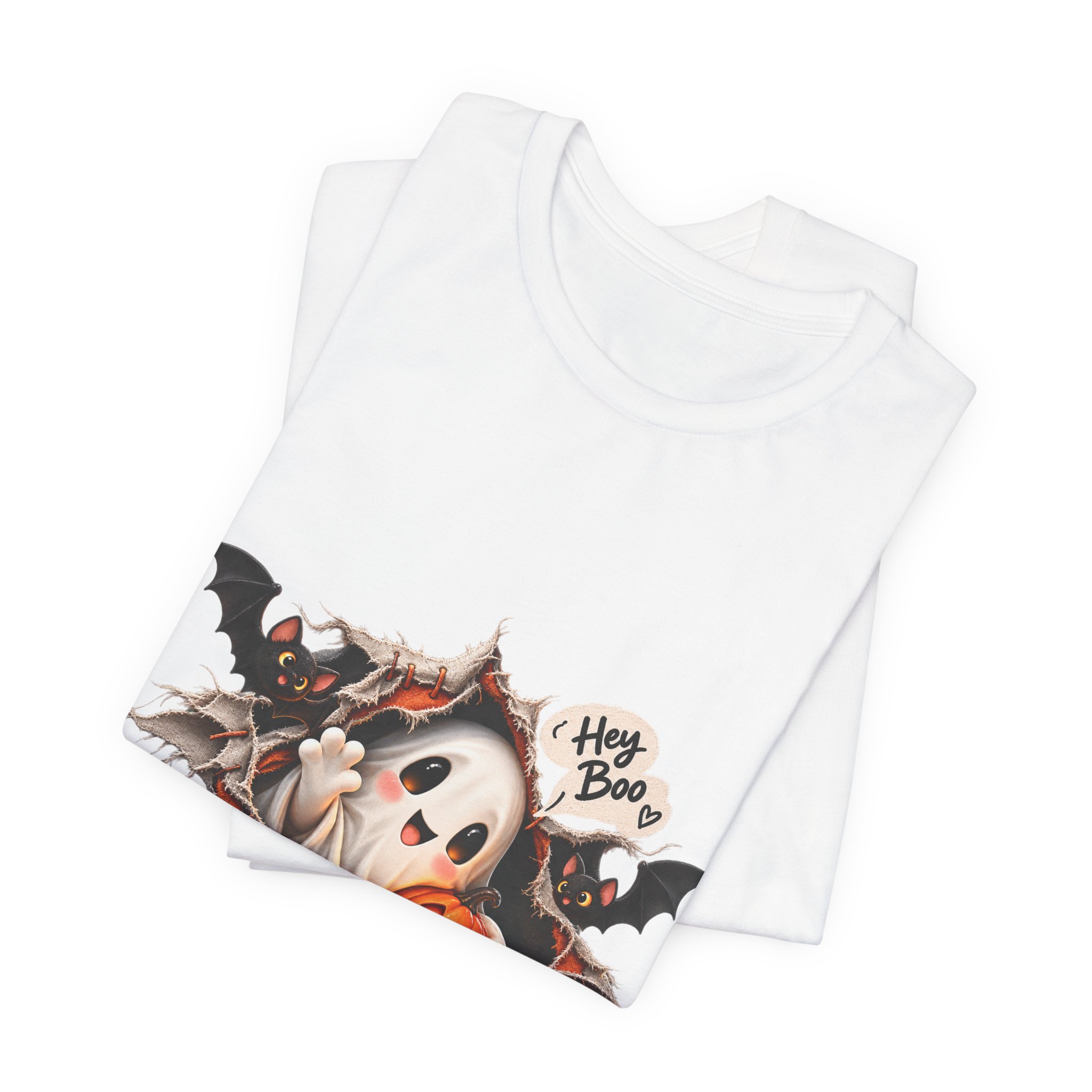Hey Boo cute ghost Halloween shirt – view 3