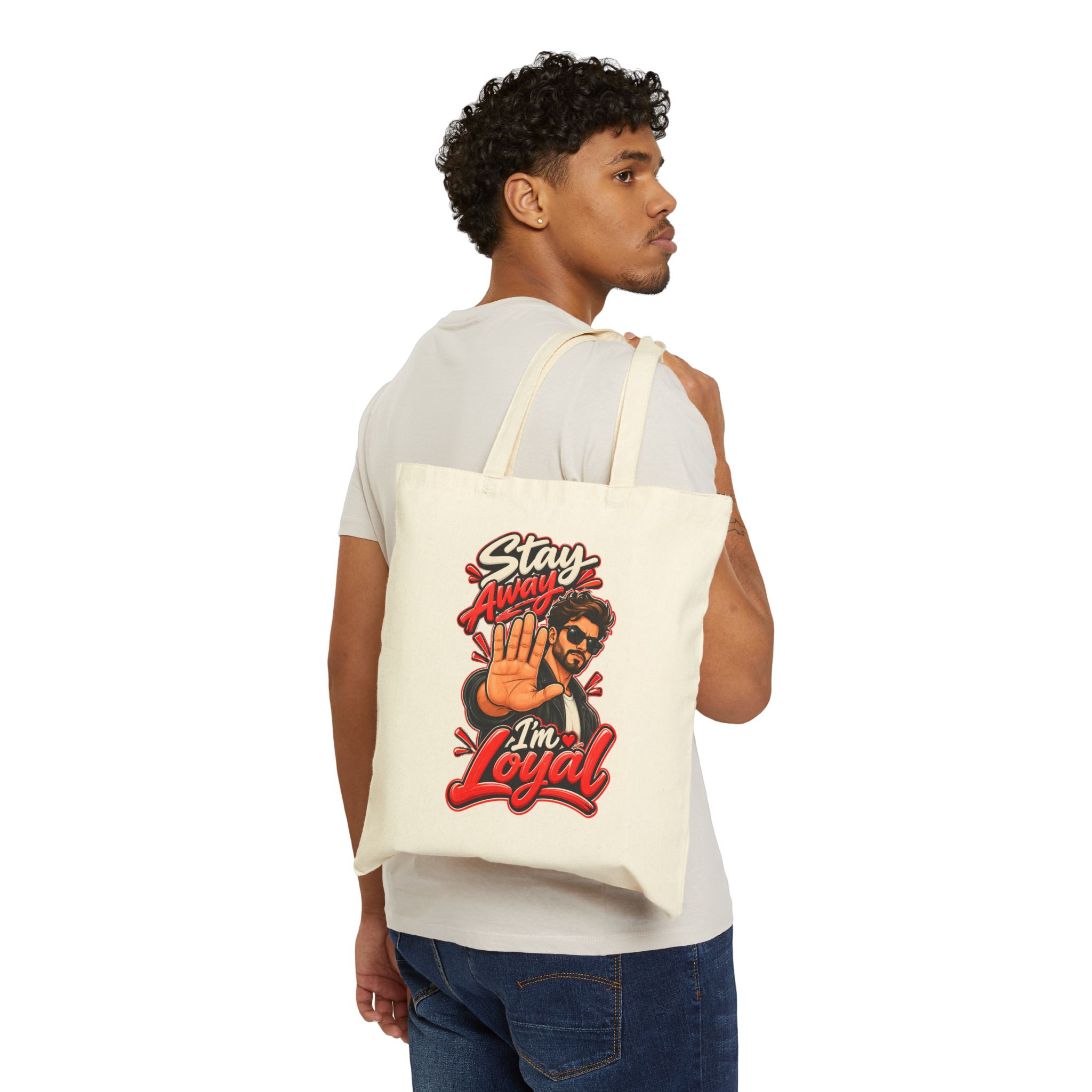 Cotton Canvas Tote Bag - Image 3