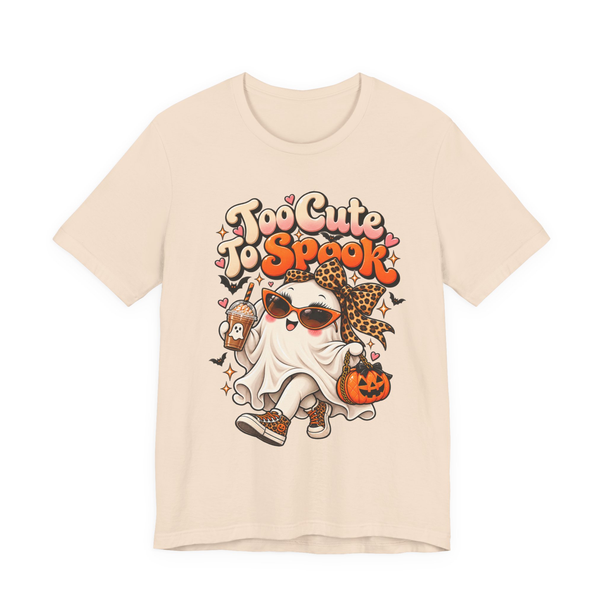 Too Cute to Spook cute Halloween ghost shirt – view 13