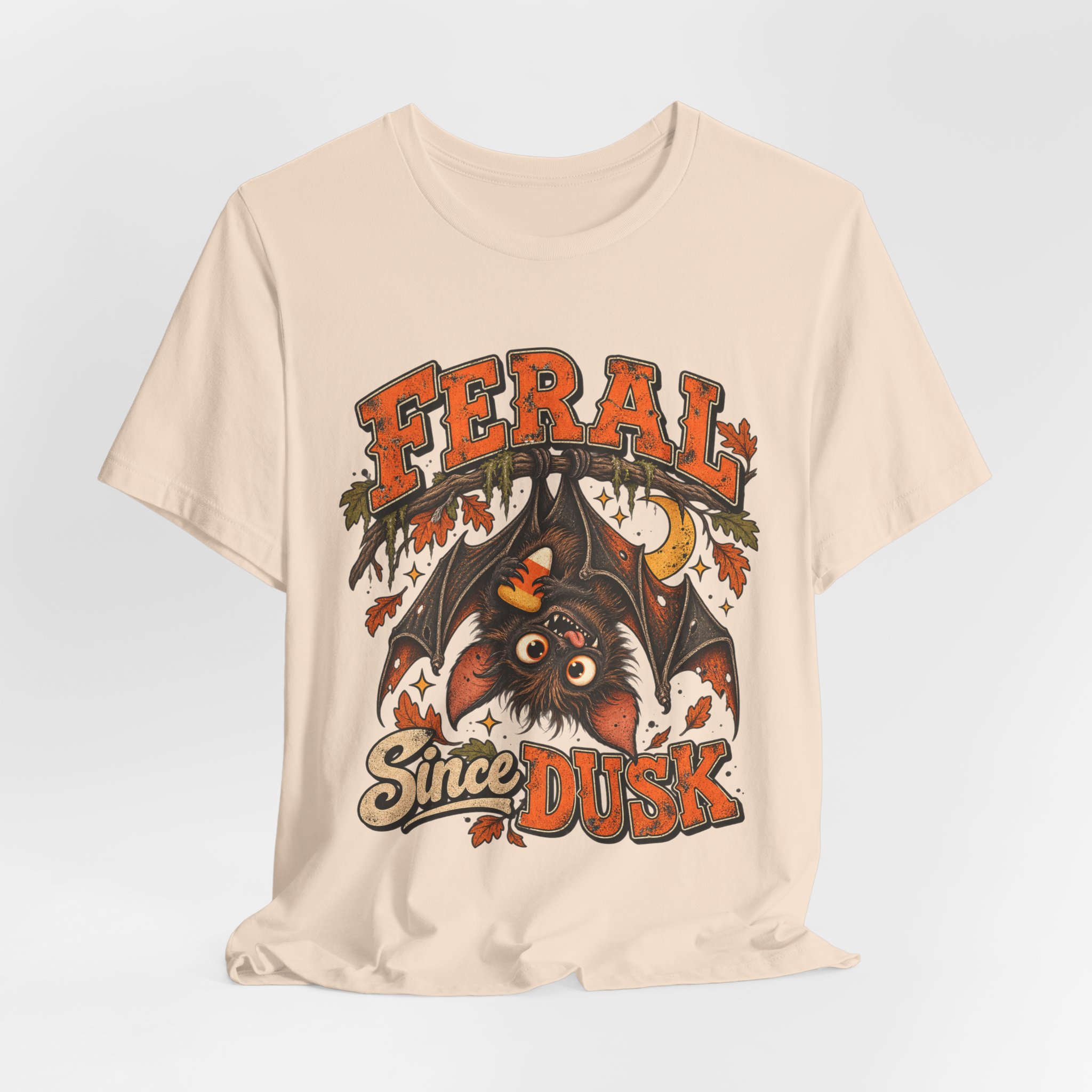Feral Since Dusk Halloween bat shirt – view 16