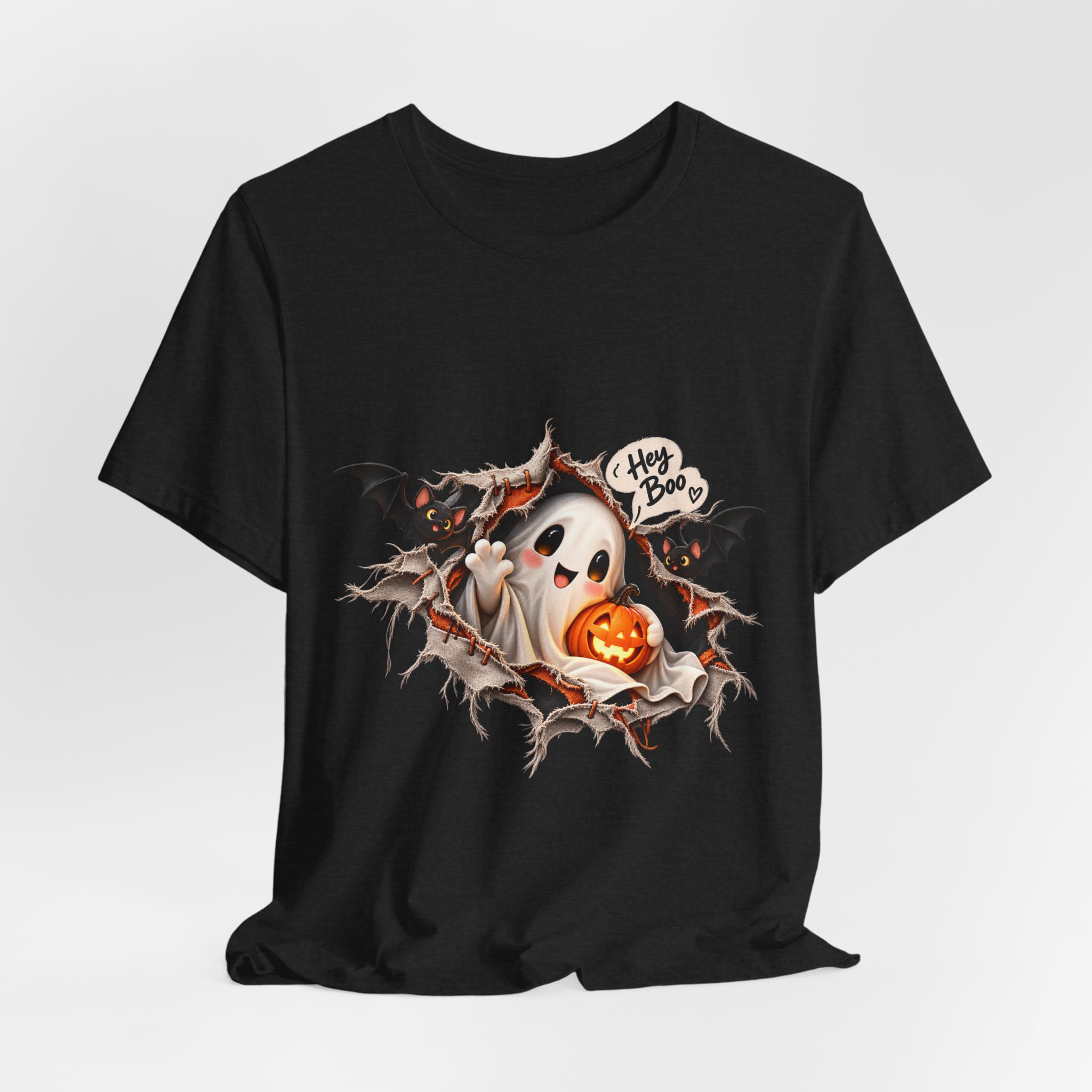 Hey Boo cute ghost Halloween shirt – view 12