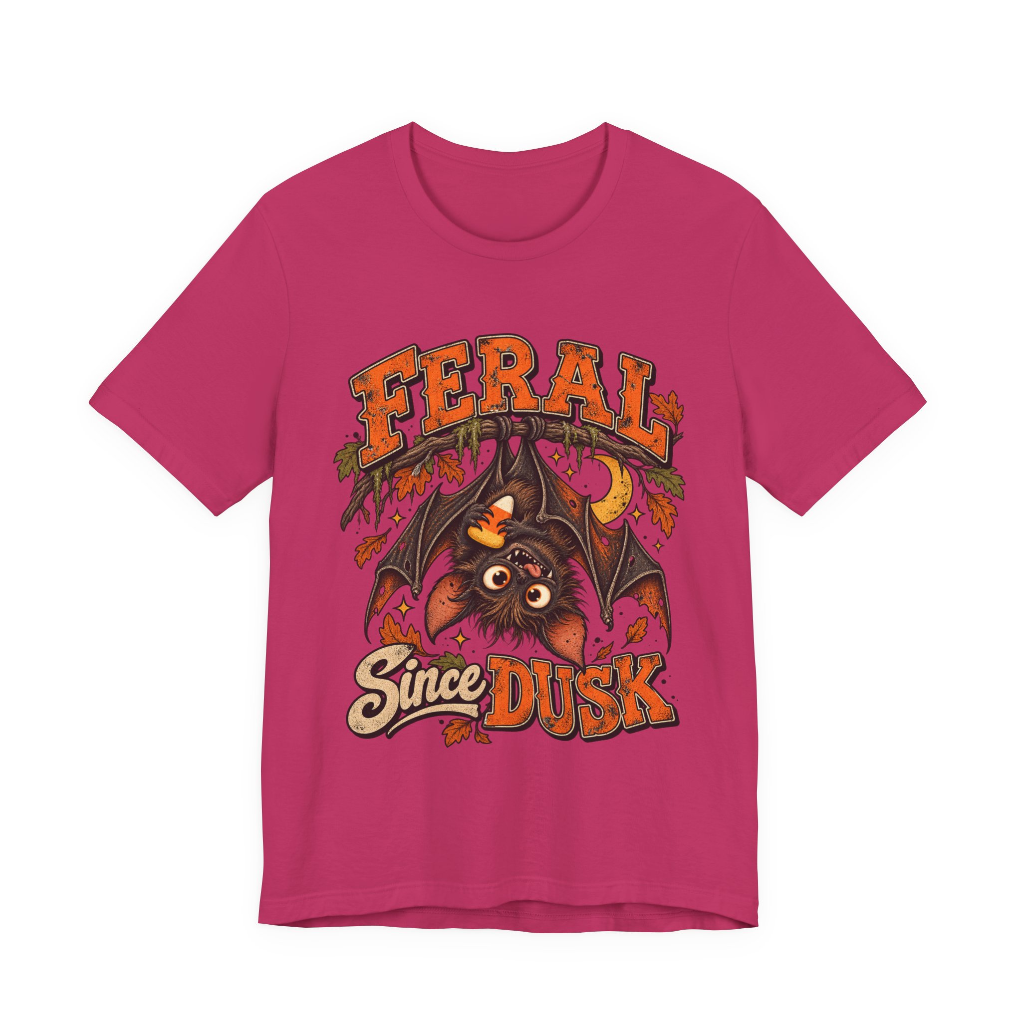Feral Since Dusk Halloween bat shirt – view 17