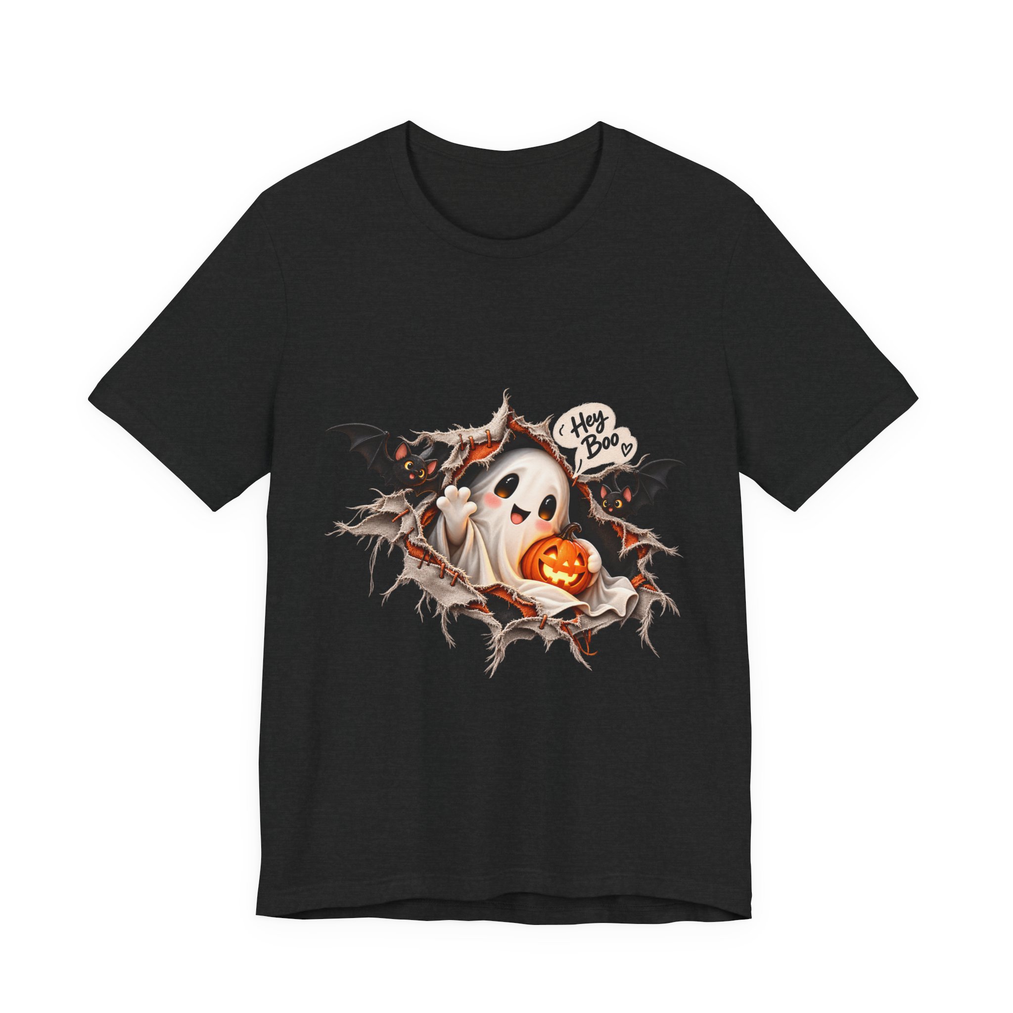 Hey Boo cute ghost Halloween shirt – view 9