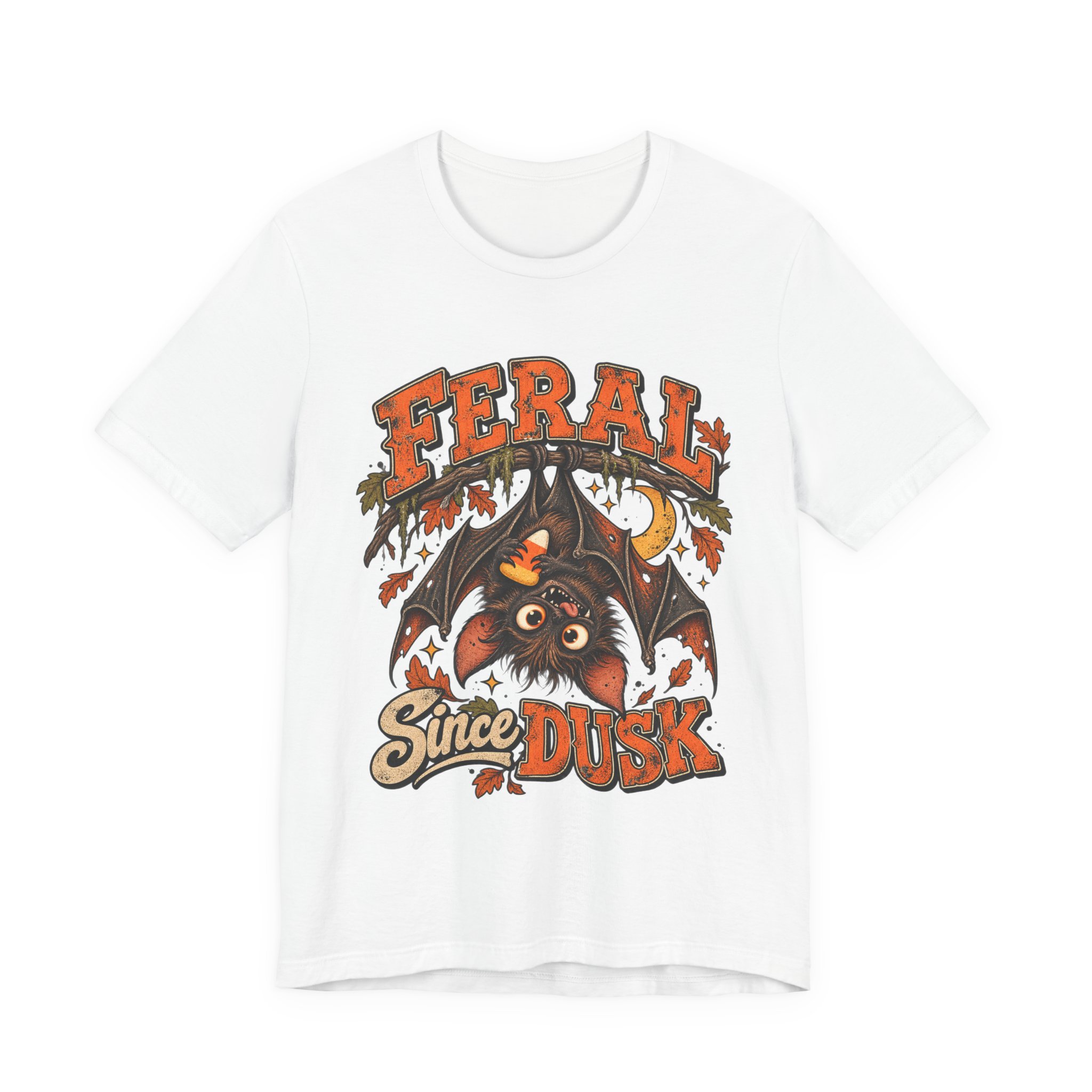 Feral Since Dusk Halloween bat shirt