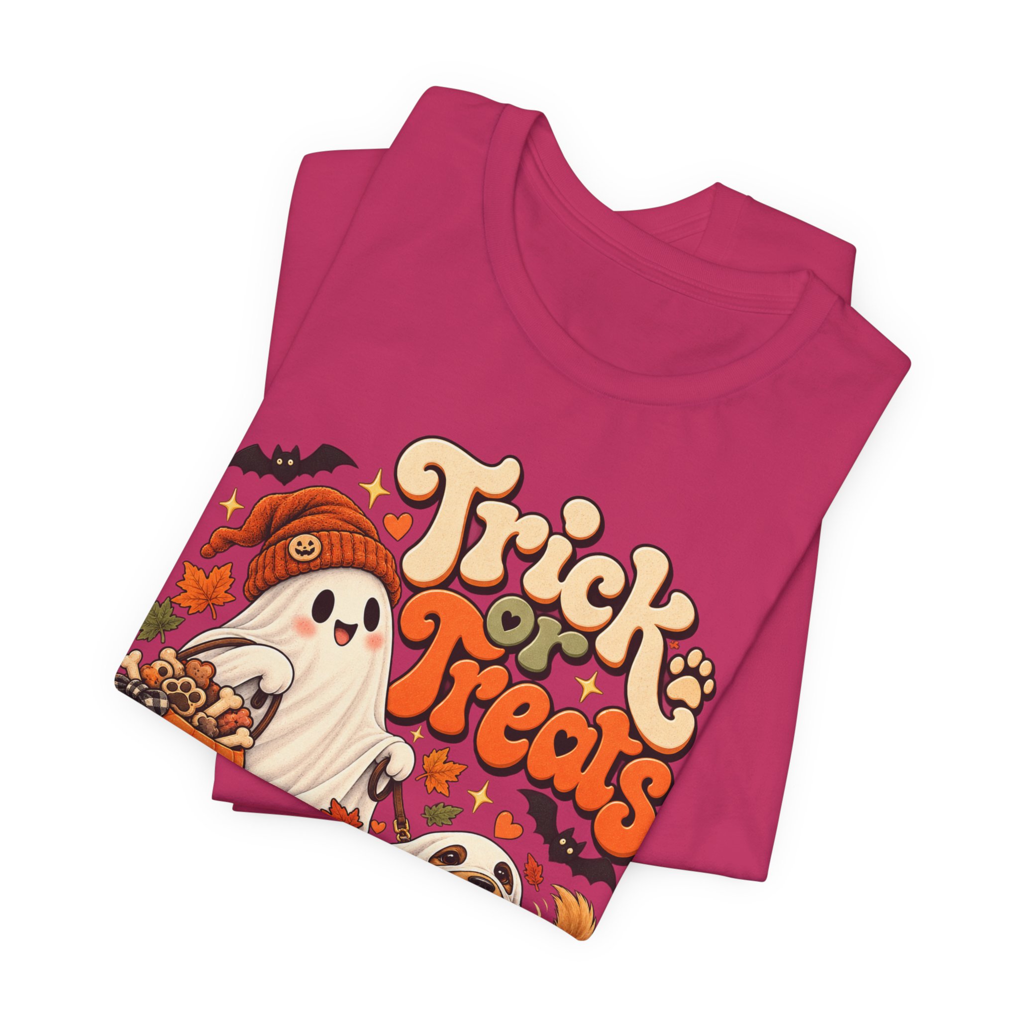 Trick or Treats Halloween dog mom shirt – view 19