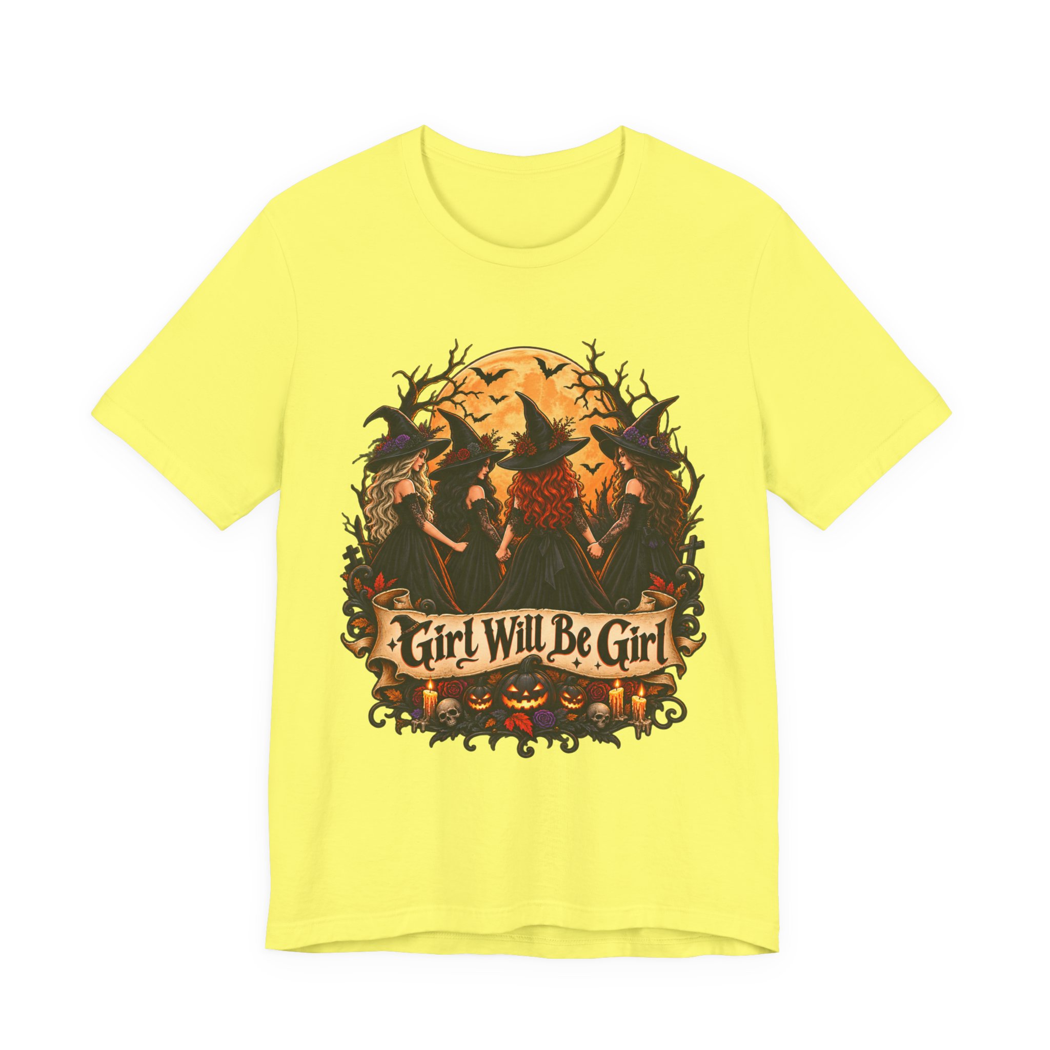 Girl Will Be Girl witchy Halloween shirt – view 21