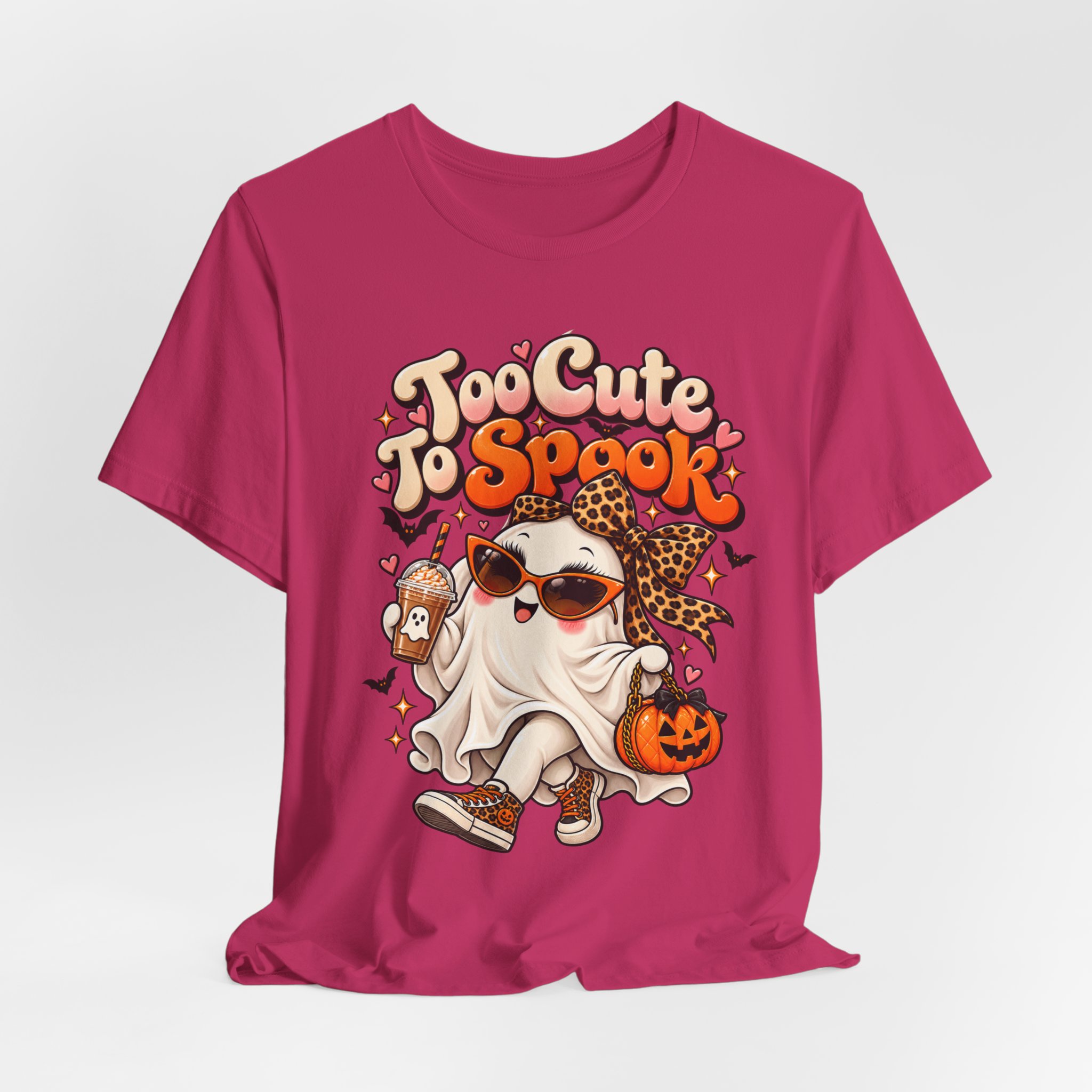 Too Cute to Spook cute Halloween ghost shirt – view 20