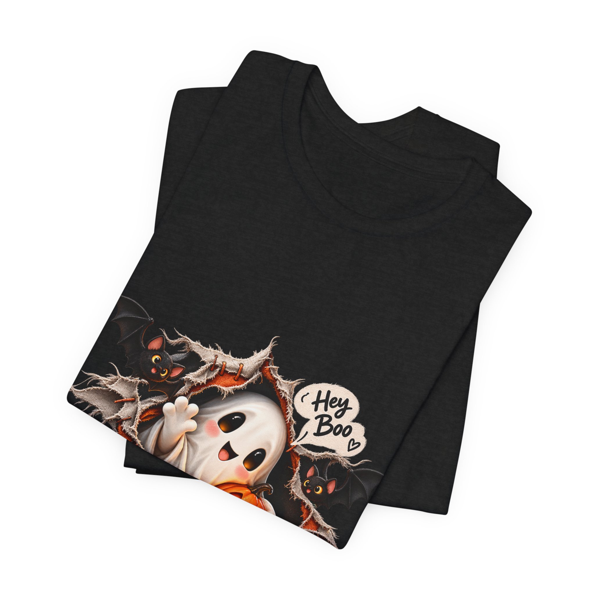 Hey Boo cute ghost Halloween shirt – view 11