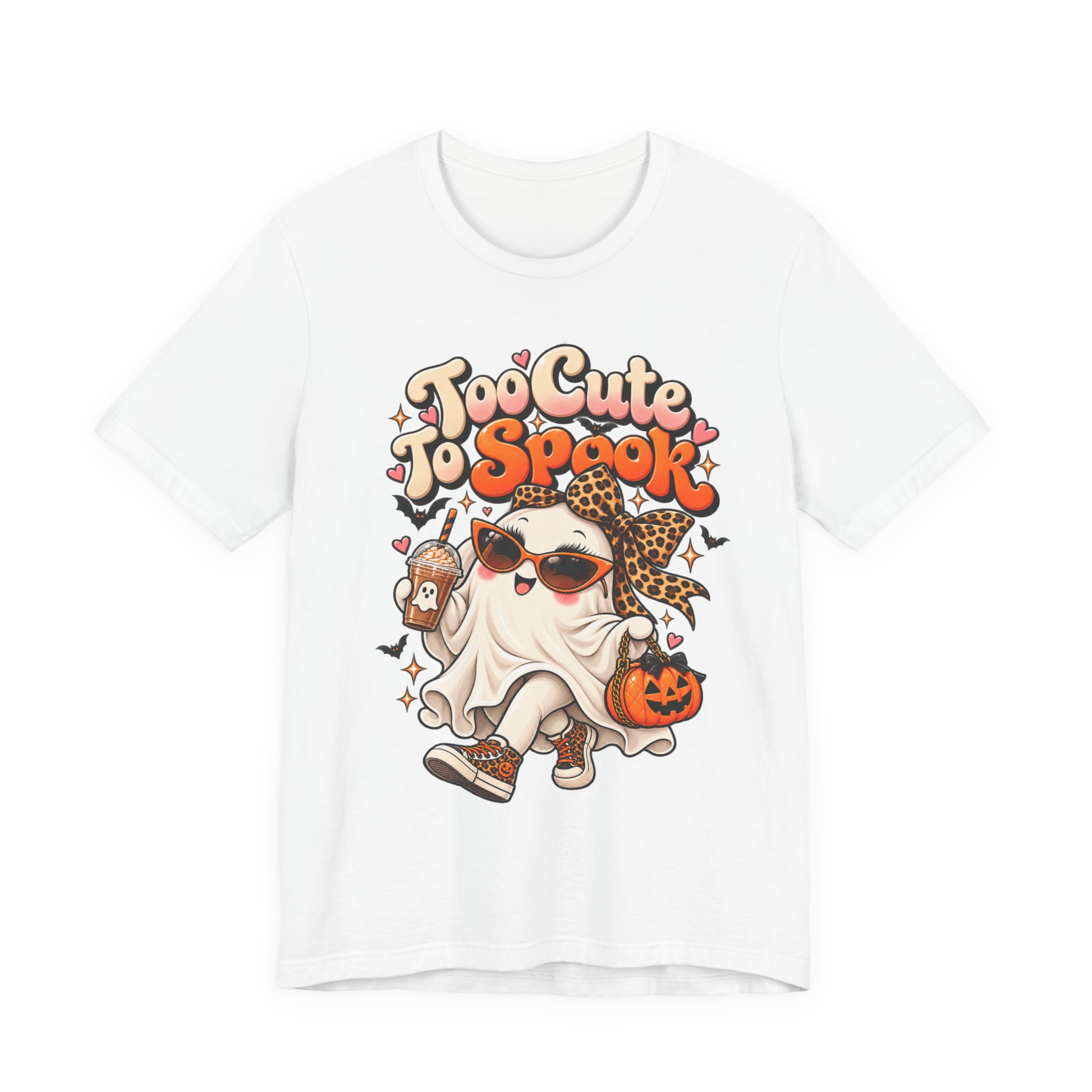 Too Cute to Spook cute Halloween ghost shirt