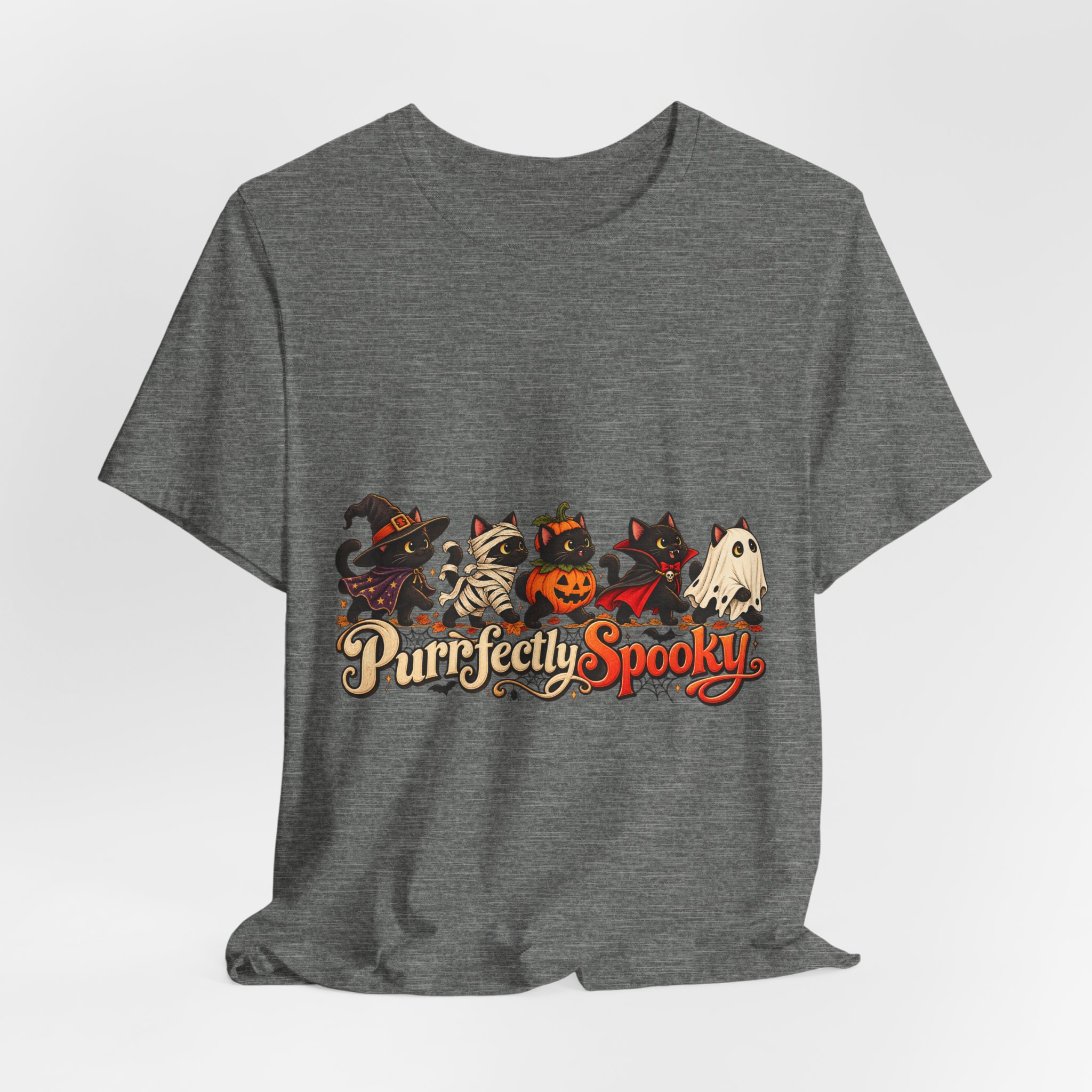 Purrfectly Spooky Halloween cat shirt – view 8