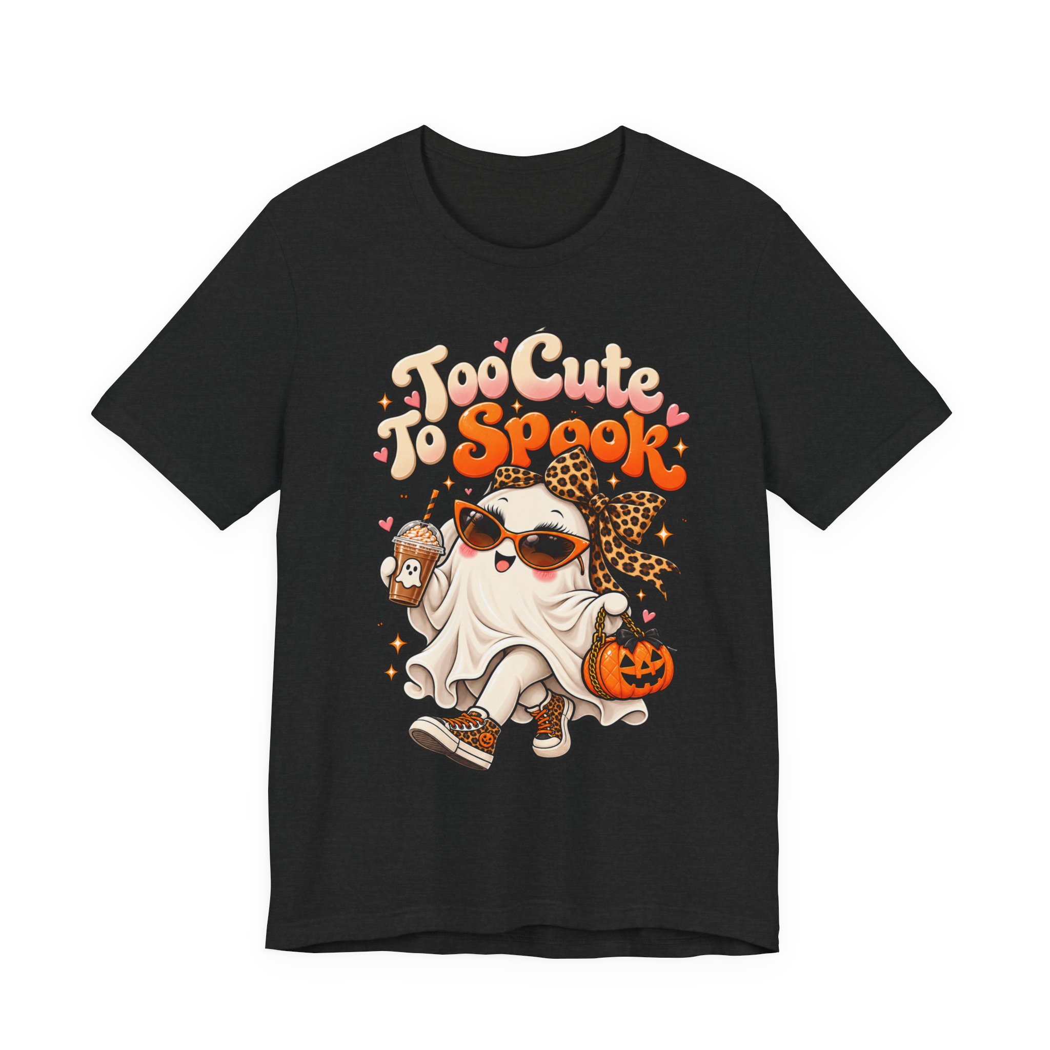 Too Cute to Spook cute Halloween ghost shirt – view 9