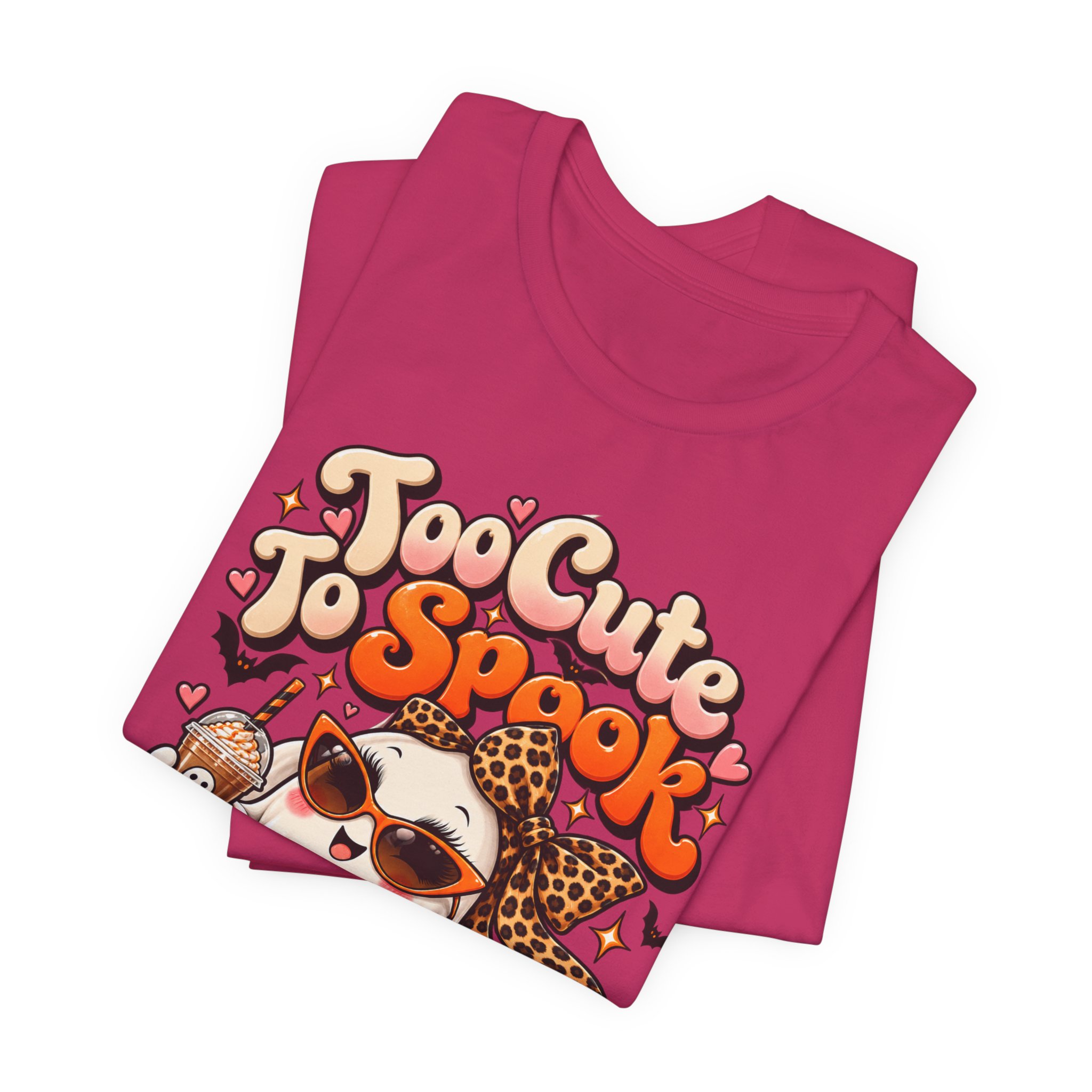 Too Cute to Spook cute Halloween ghost shirt – view 19