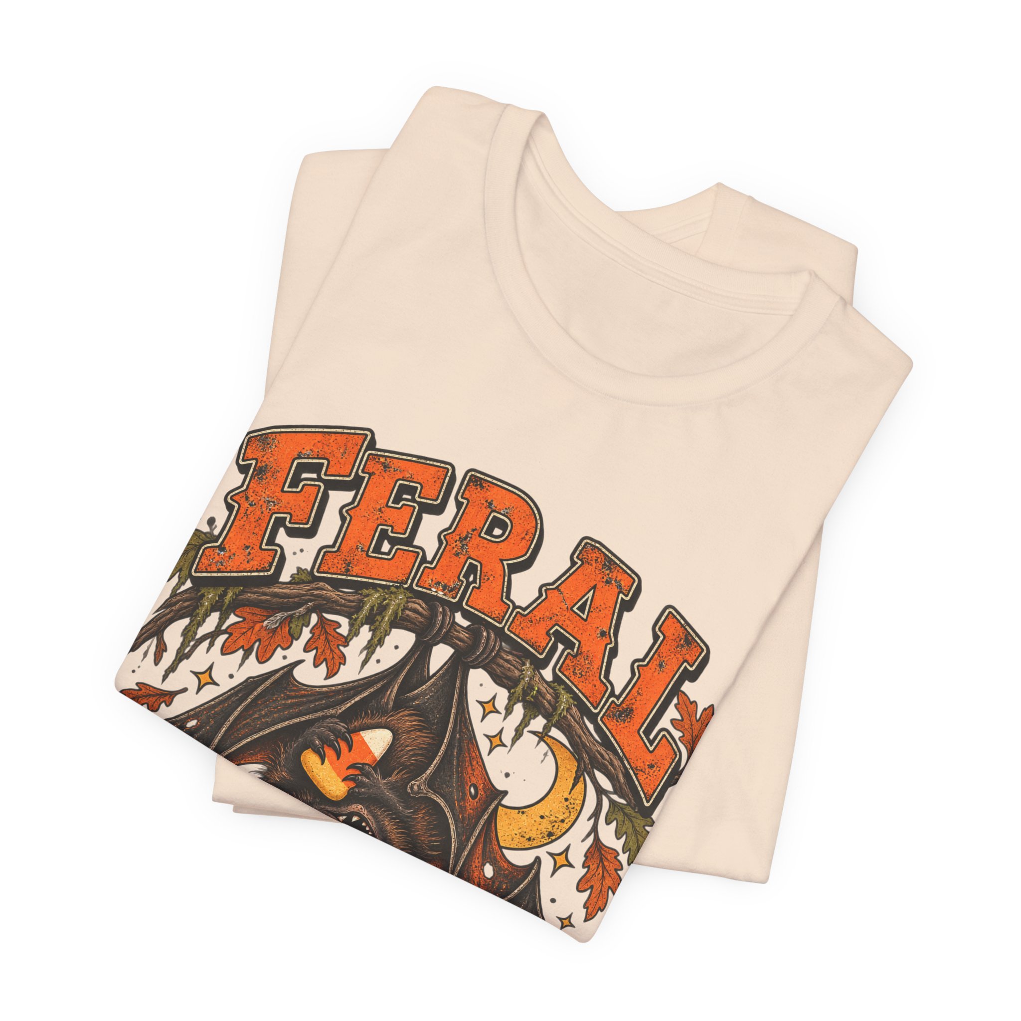 Feral Since Dusk Halloween bat shirt – view 15