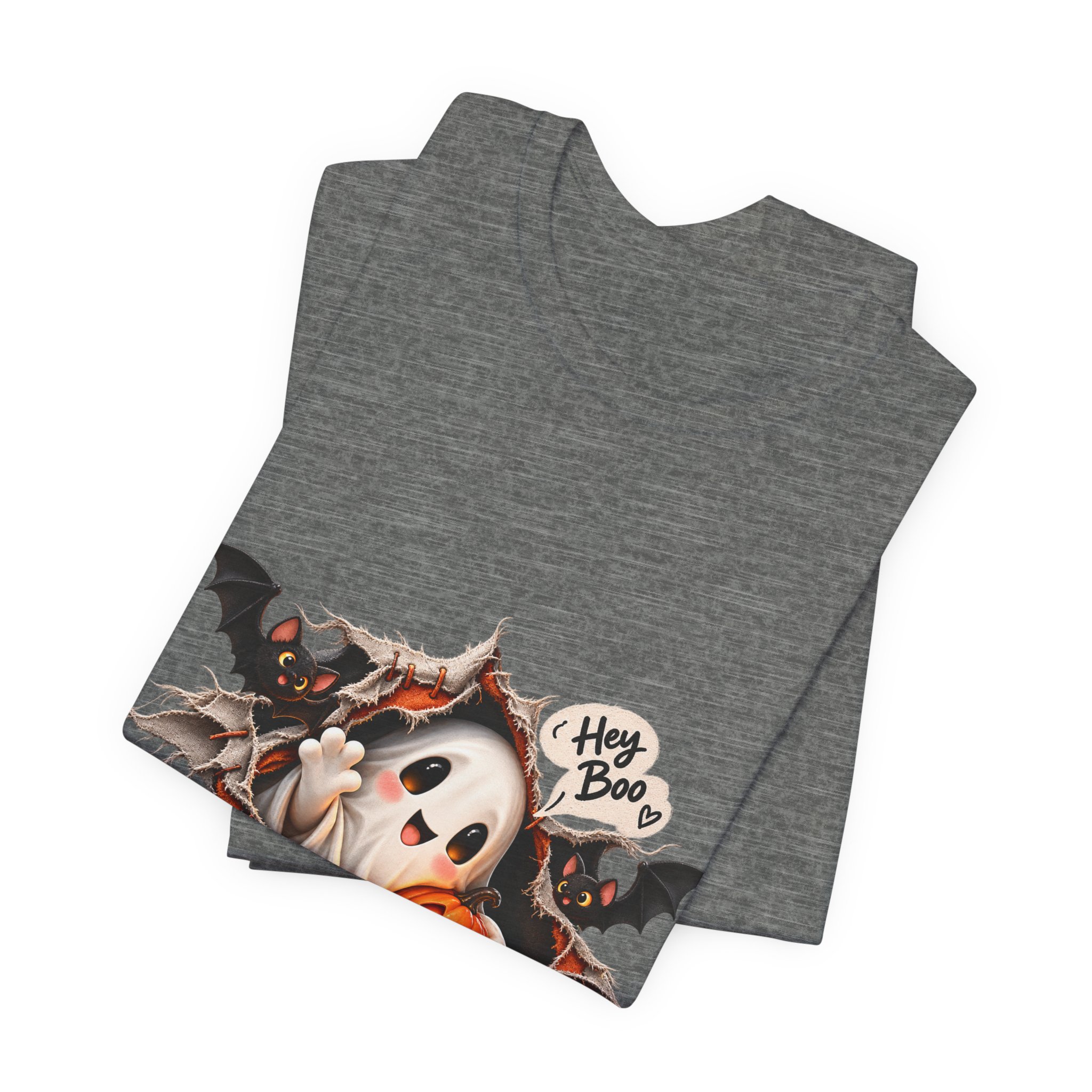 Hey Boo cute ghost Halloween shirt – view 7