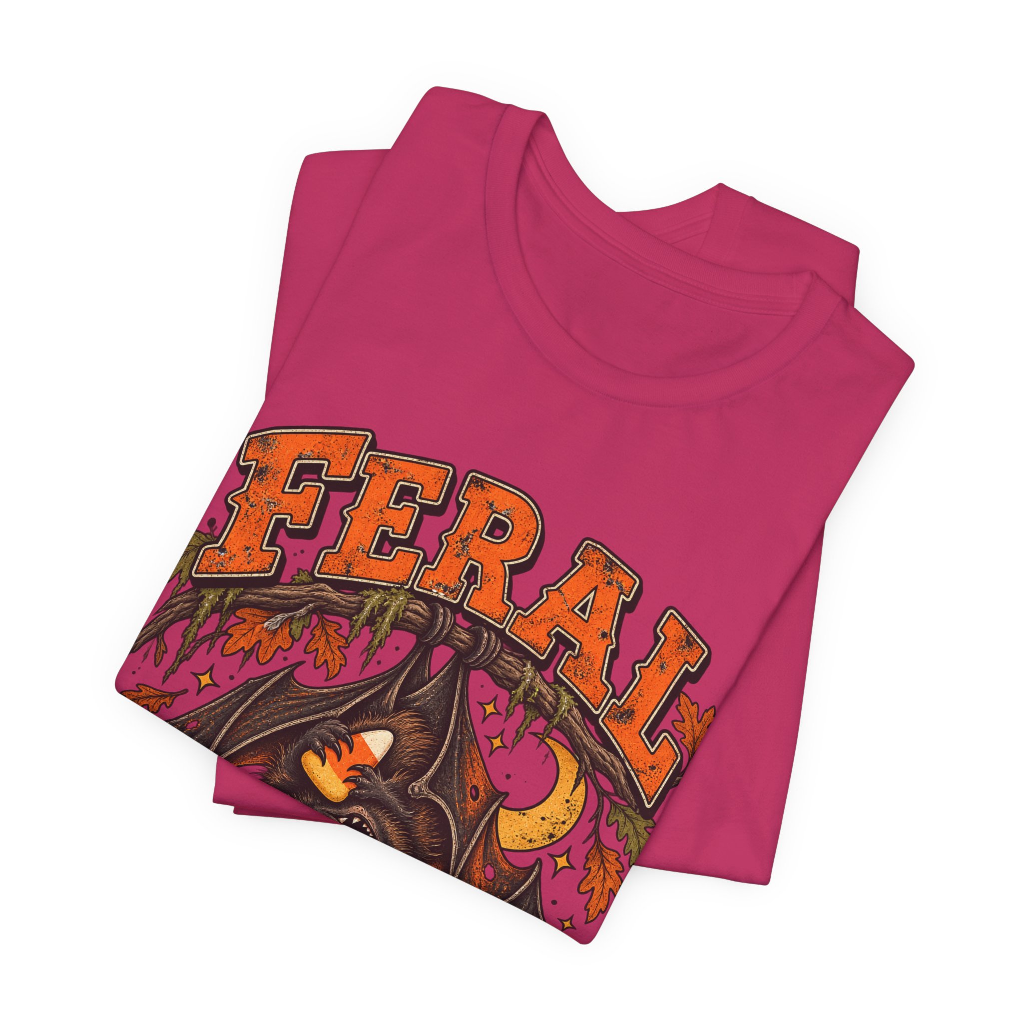 Feral Since Dusk Halloween bat shirt – view 19