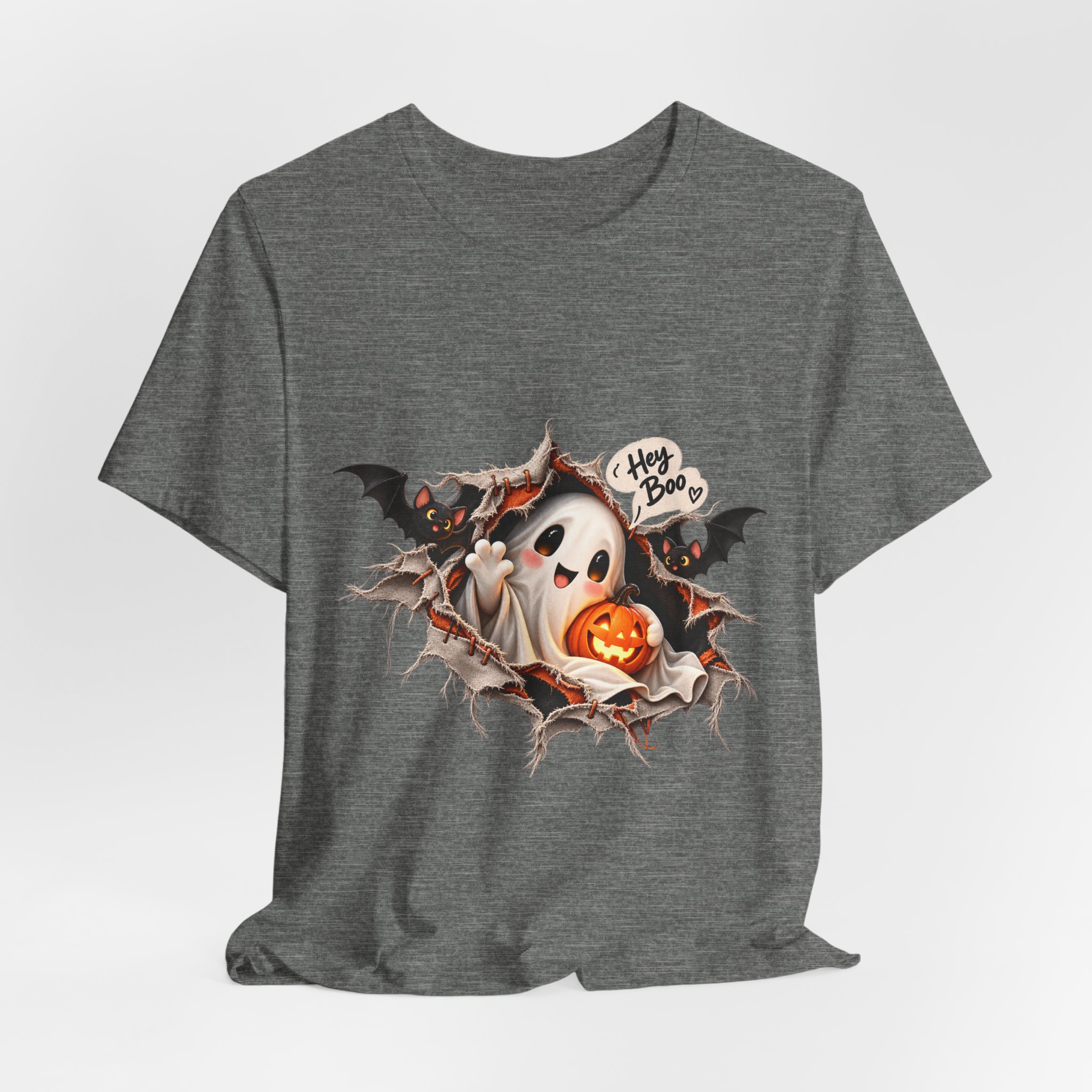 Hey Boo cute ghost Halloween shirt – view 8